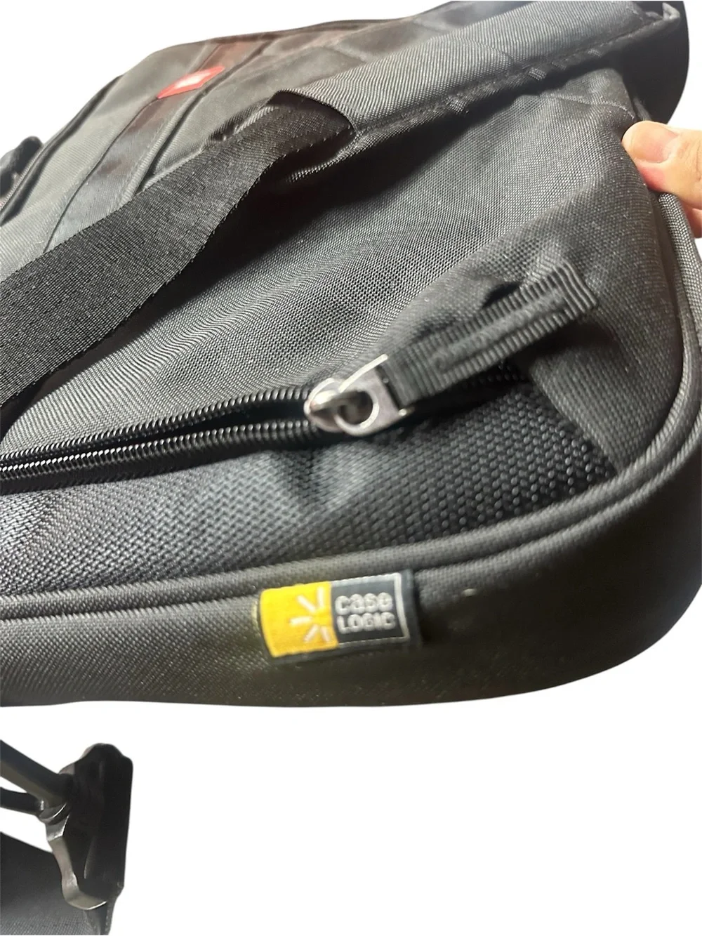 Men's Black Laptop Messenger Bag - Durable Travel Briefcase